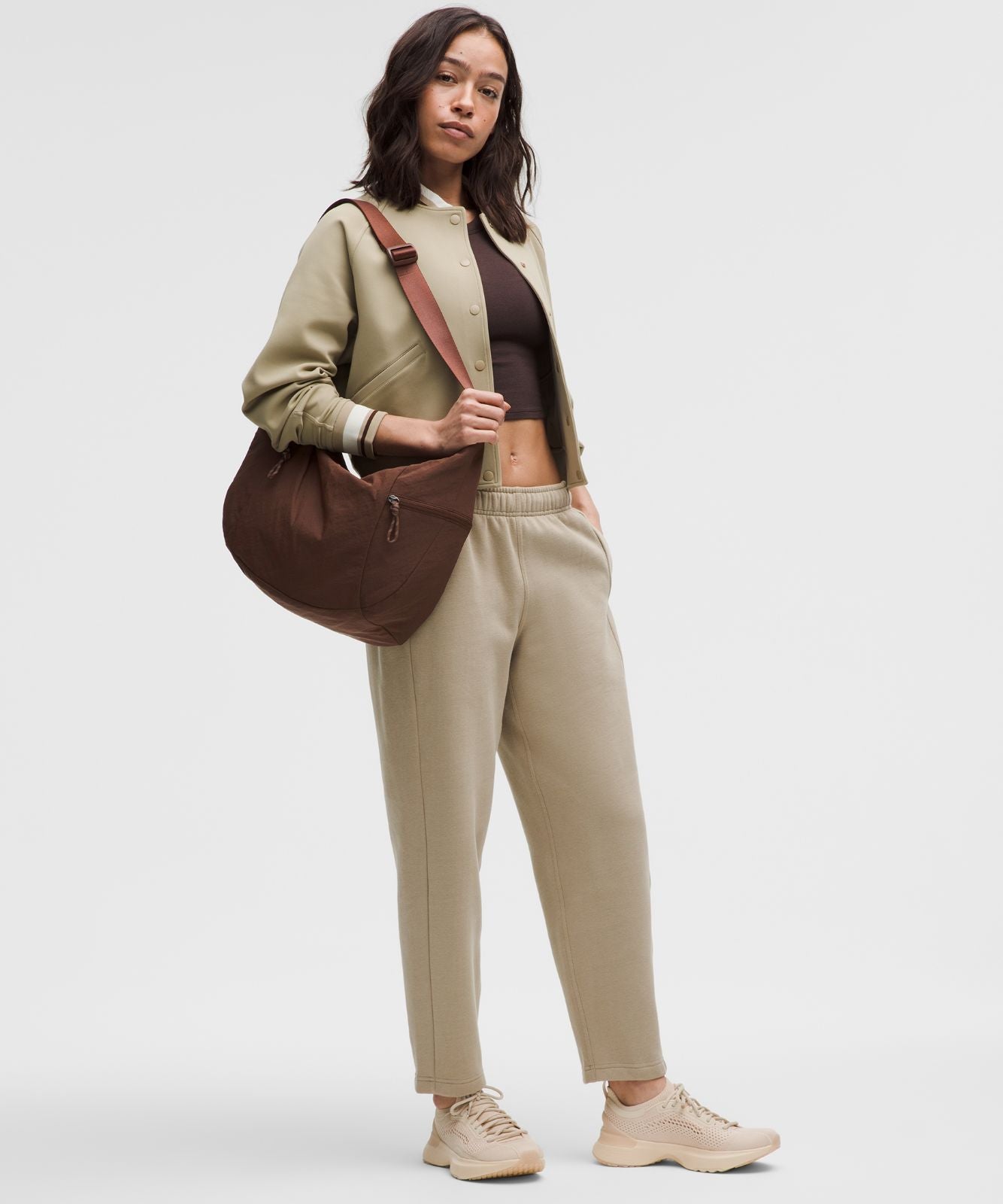 Large Slouchy Sling Bag 13L Lava Cake
