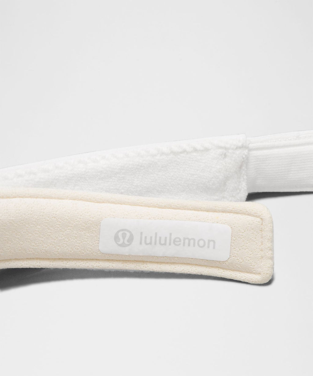 Removable Sweatband All-Sport Visor White