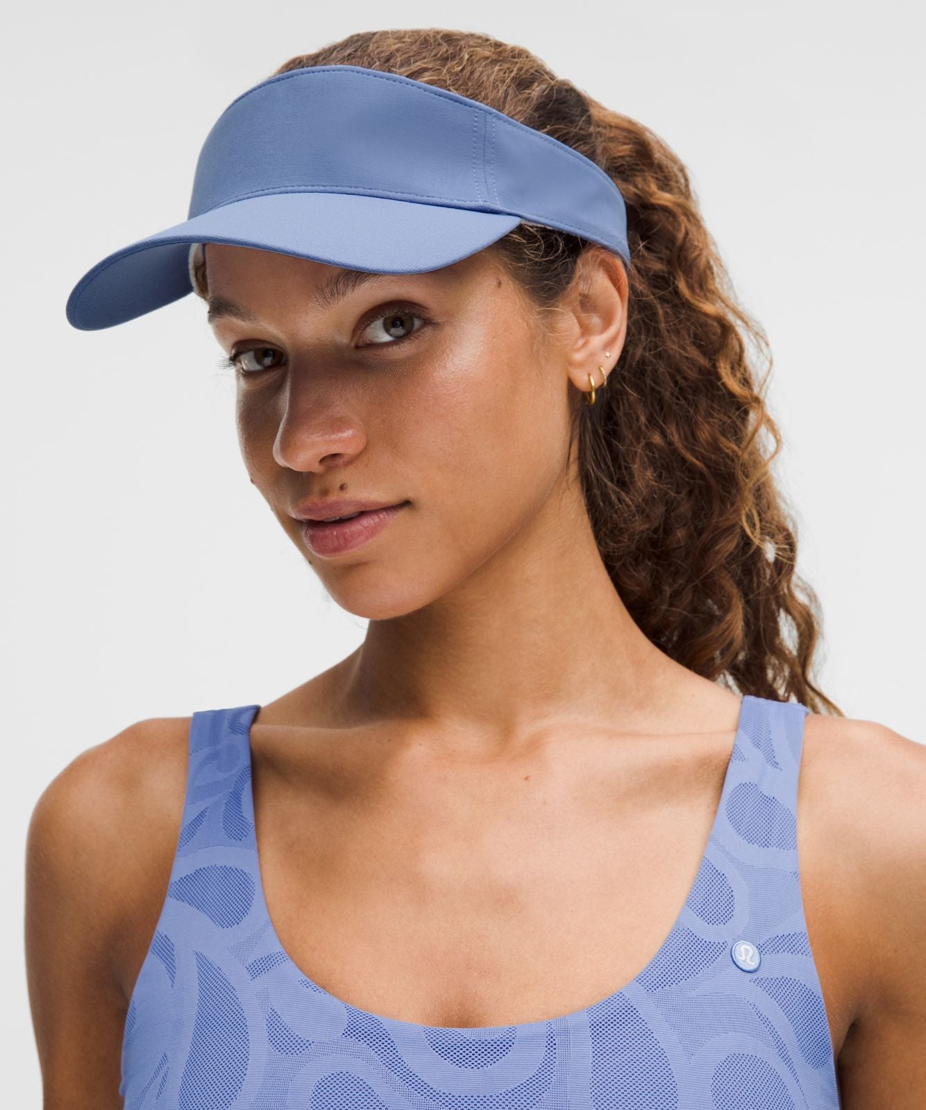 Removable Sweatband All-Sport Visor Prep Blue