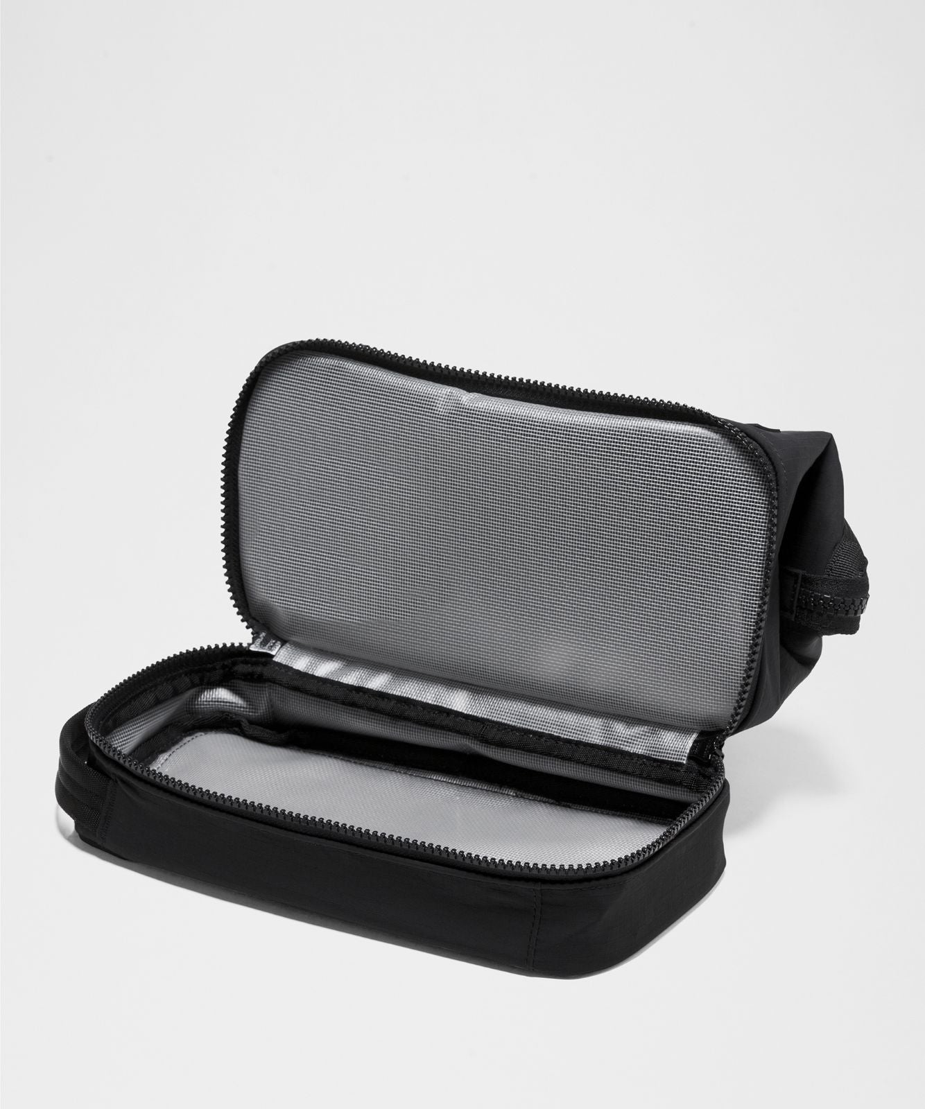Dual-Compartment Toiletry Bag Black