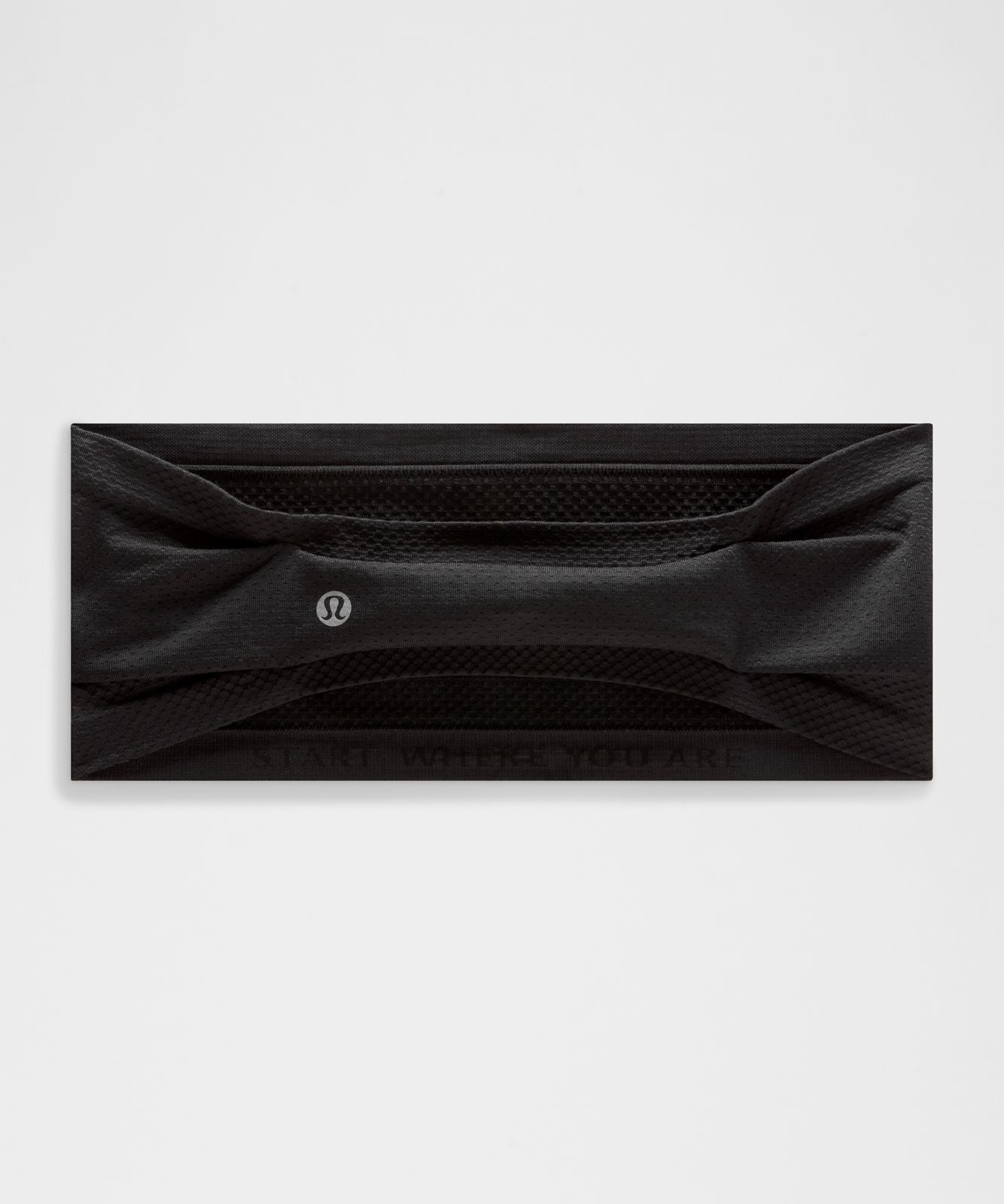 Metal Vent Tech Seamless Wide Headband Black