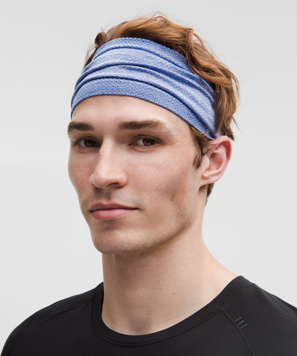 Metal Vent Tech Seamless Wide Headband Galactic Cobalt/Lavender Frost