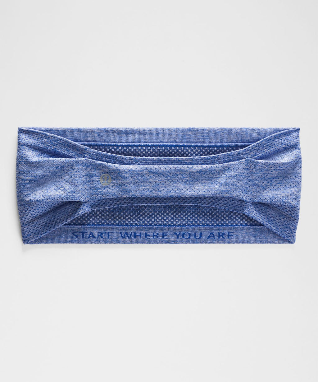 Metal Vent Tech Seamless Wide Headband Galactic Cobalt/Lavender Frost