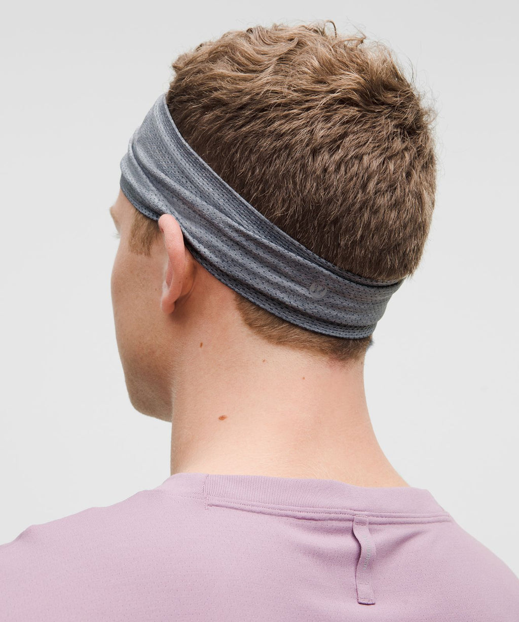 Metal Vent Tech Seamless Wide Headband Solar Grey/Vapor