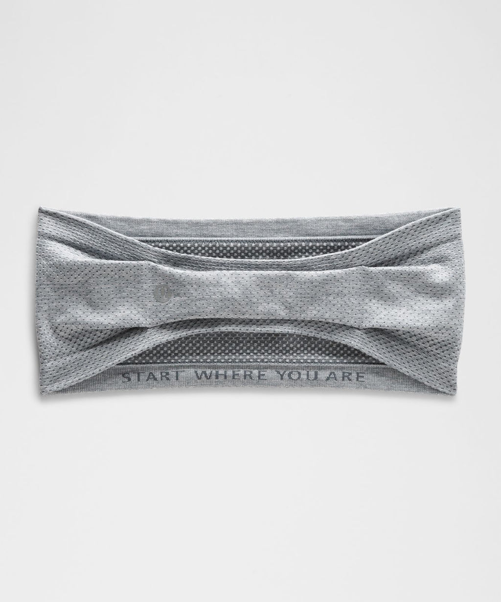 Metal Vent Tech Seamless Wide Headband Solar Grey/Vapor