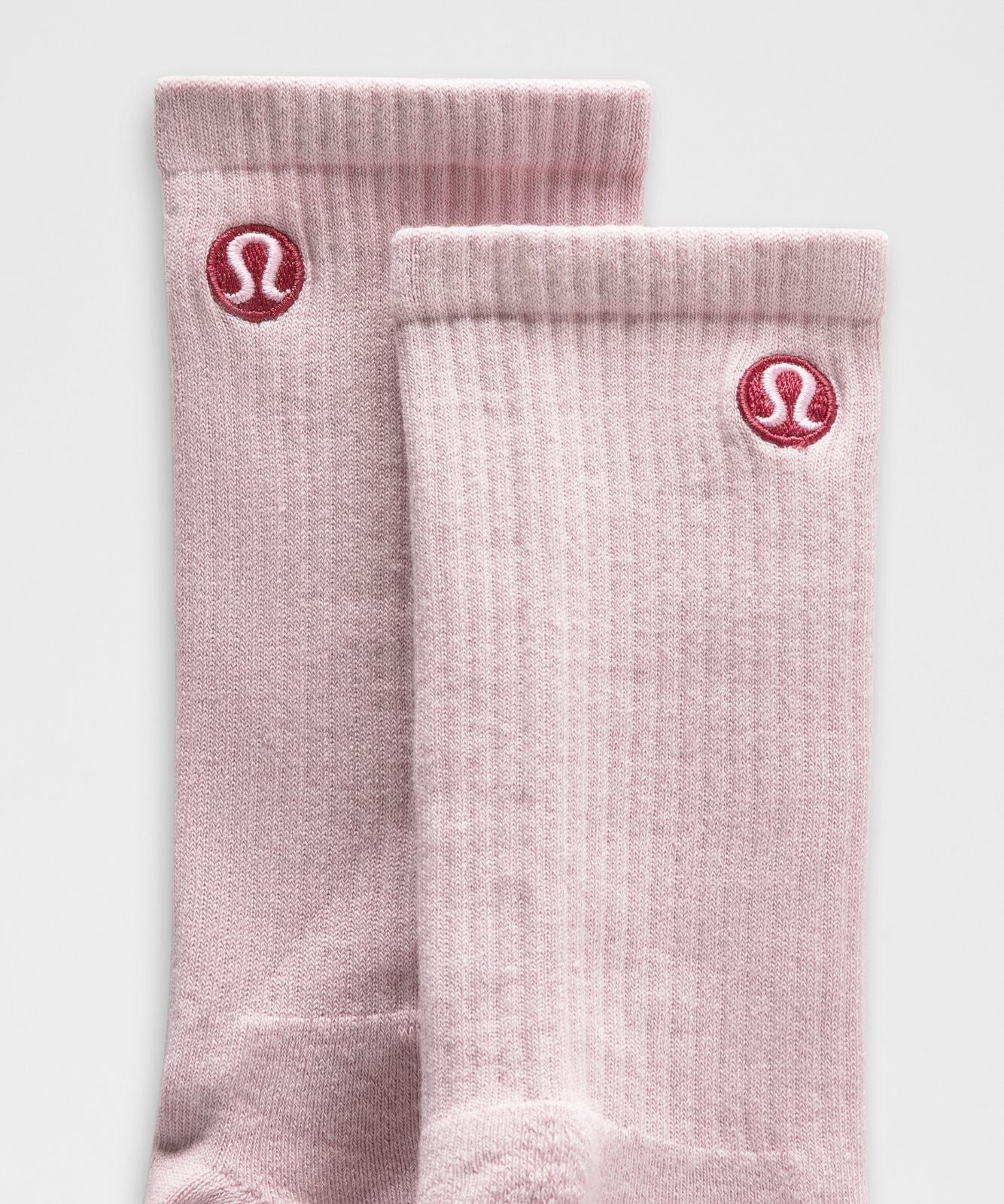 Unisex Daily Essential Crew Socks *3 Pack Pink Haze/White/Magenta Smoke