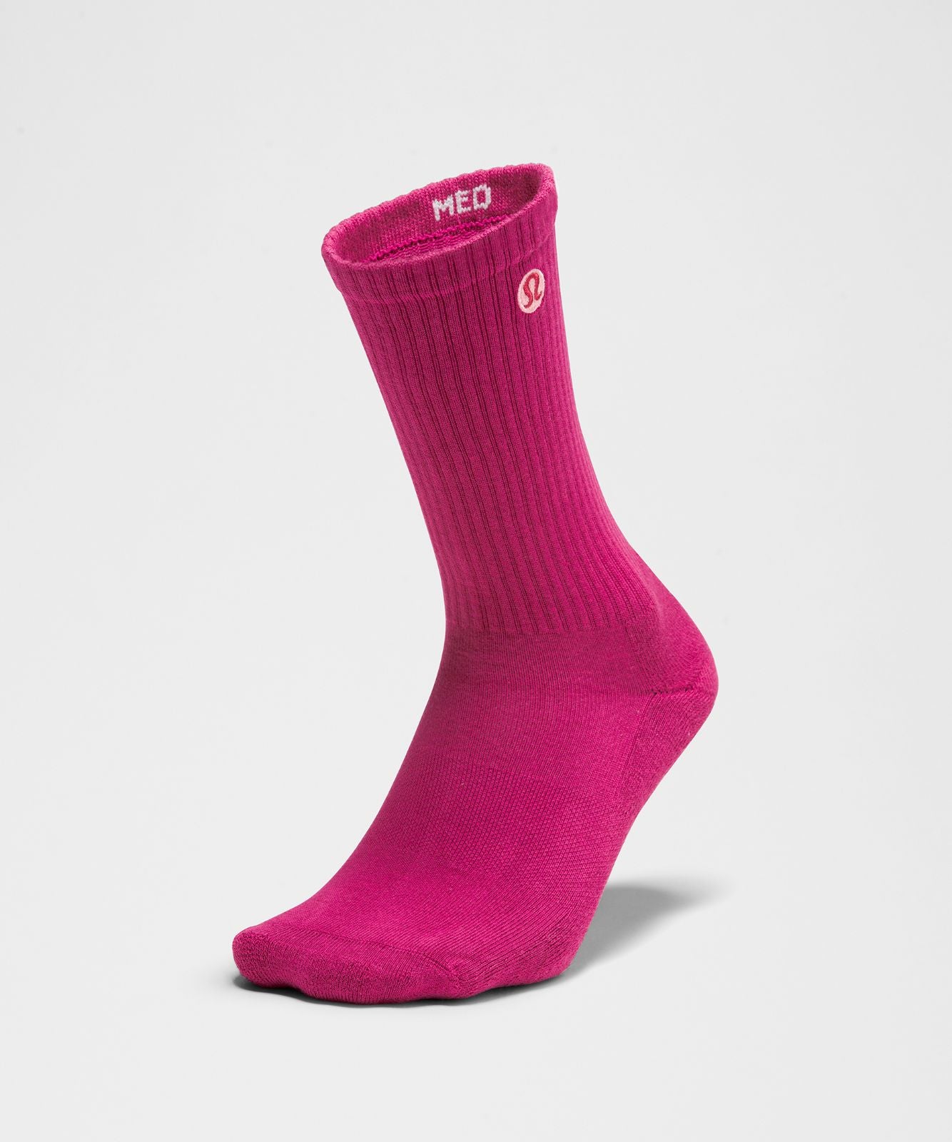 Unisex Daily Essential Crew Socks *3 Pack Pink Haze/White/Magenta Smoke