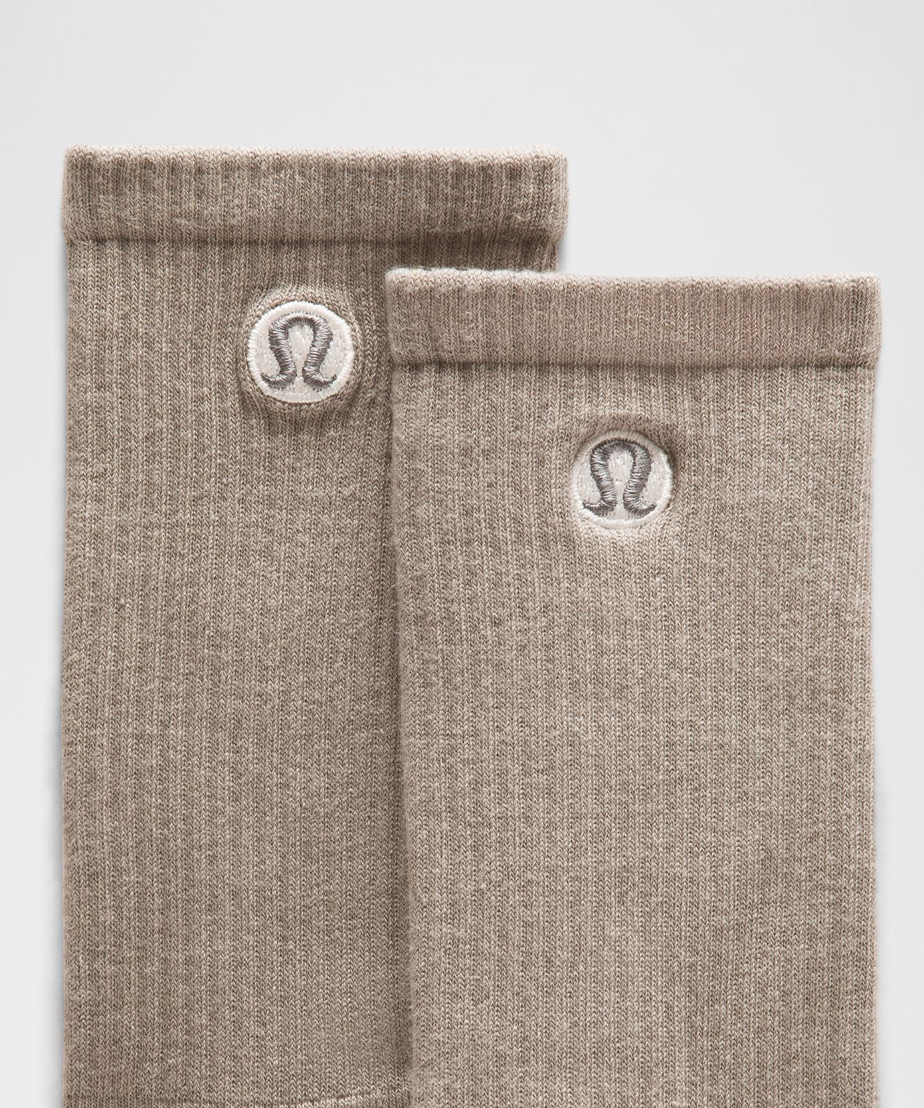 Unisex Daily Essential Crew Socks *3 Pack Warm Ash Grey/Light Ivory/Lava Cake
