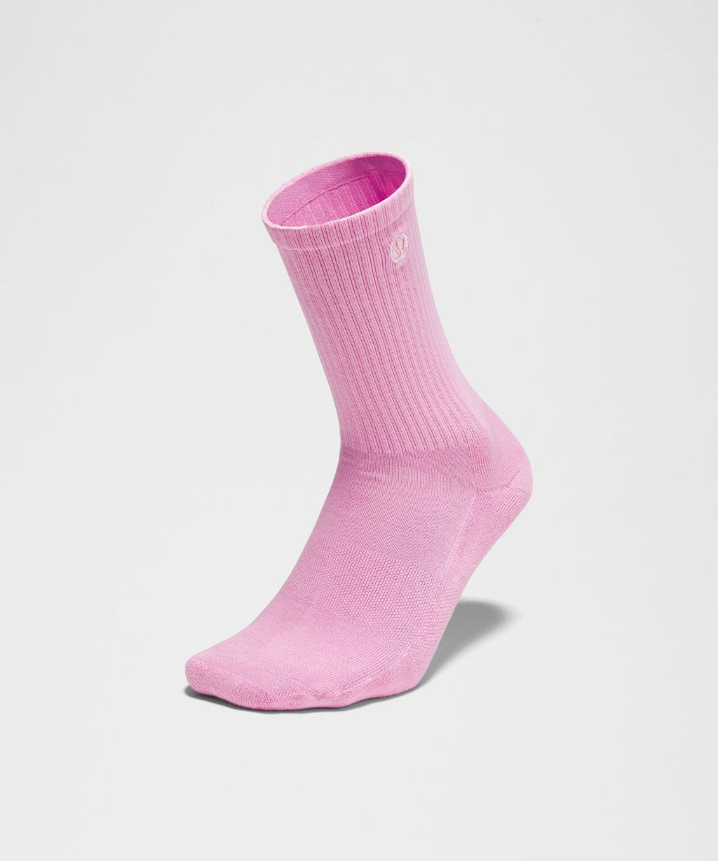 Unisex Daily Essential Crew Socks *3 Pack Sweet Sorbet/Seafoam/Lilac Play