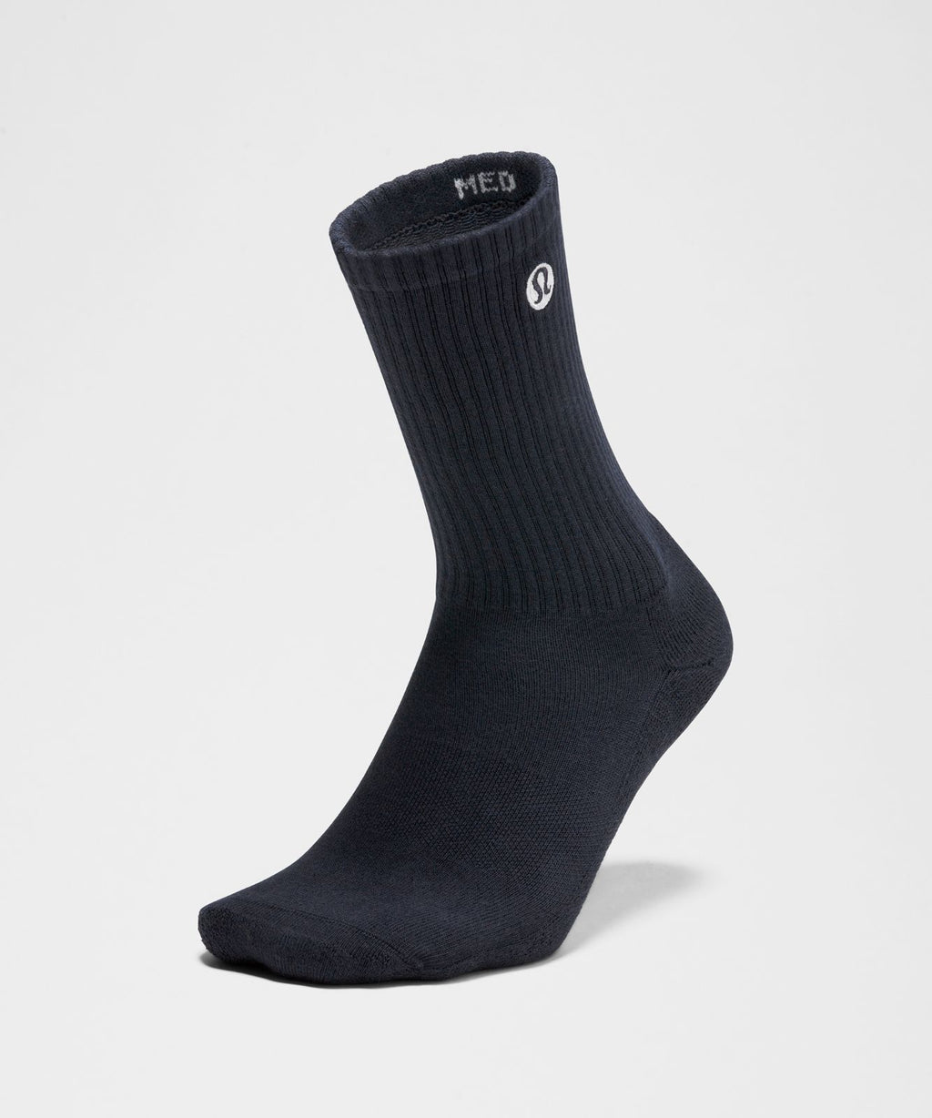 Unisex Daily Essential Crew Socks True Navy