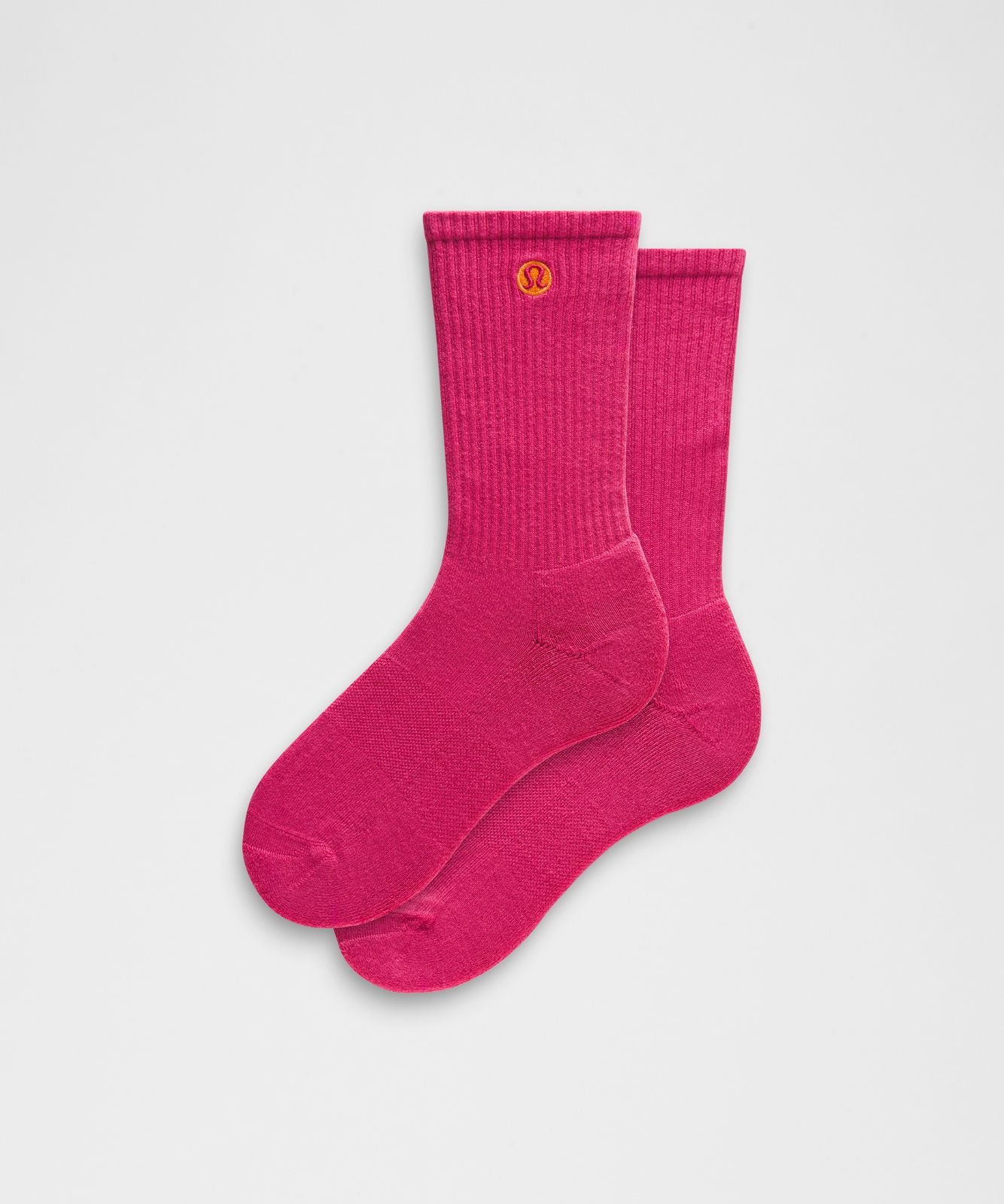 Unisex Daily Essential Crew Socks Raspberry coulis