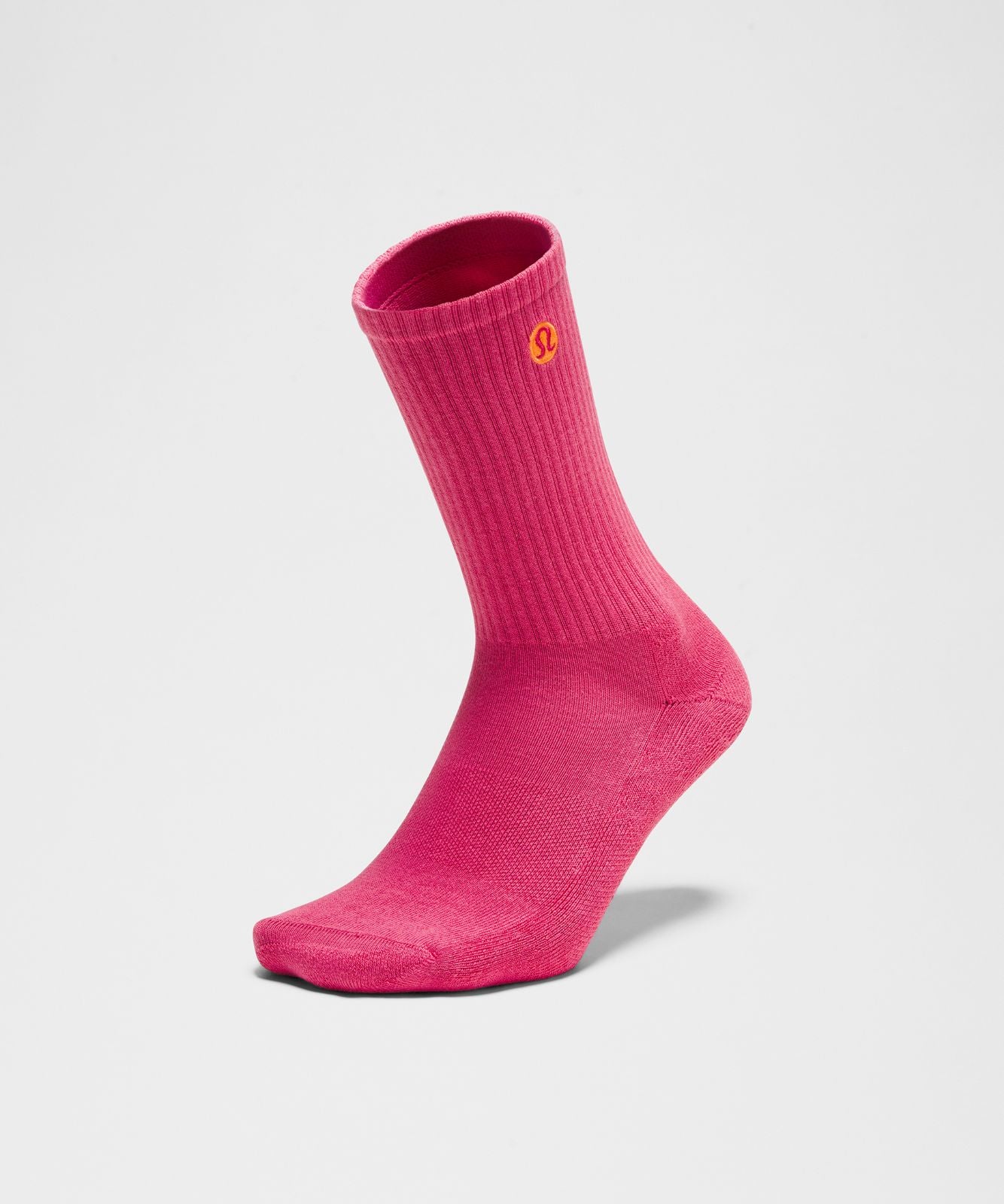 Unisex Daily Essential Crew Socks Raspberry coulis