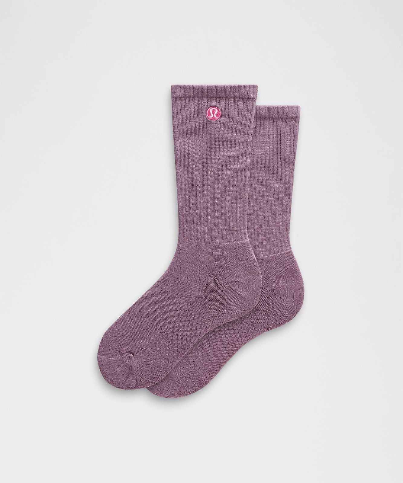 Unisex Daily Essential Crew Socks Lavender Lux