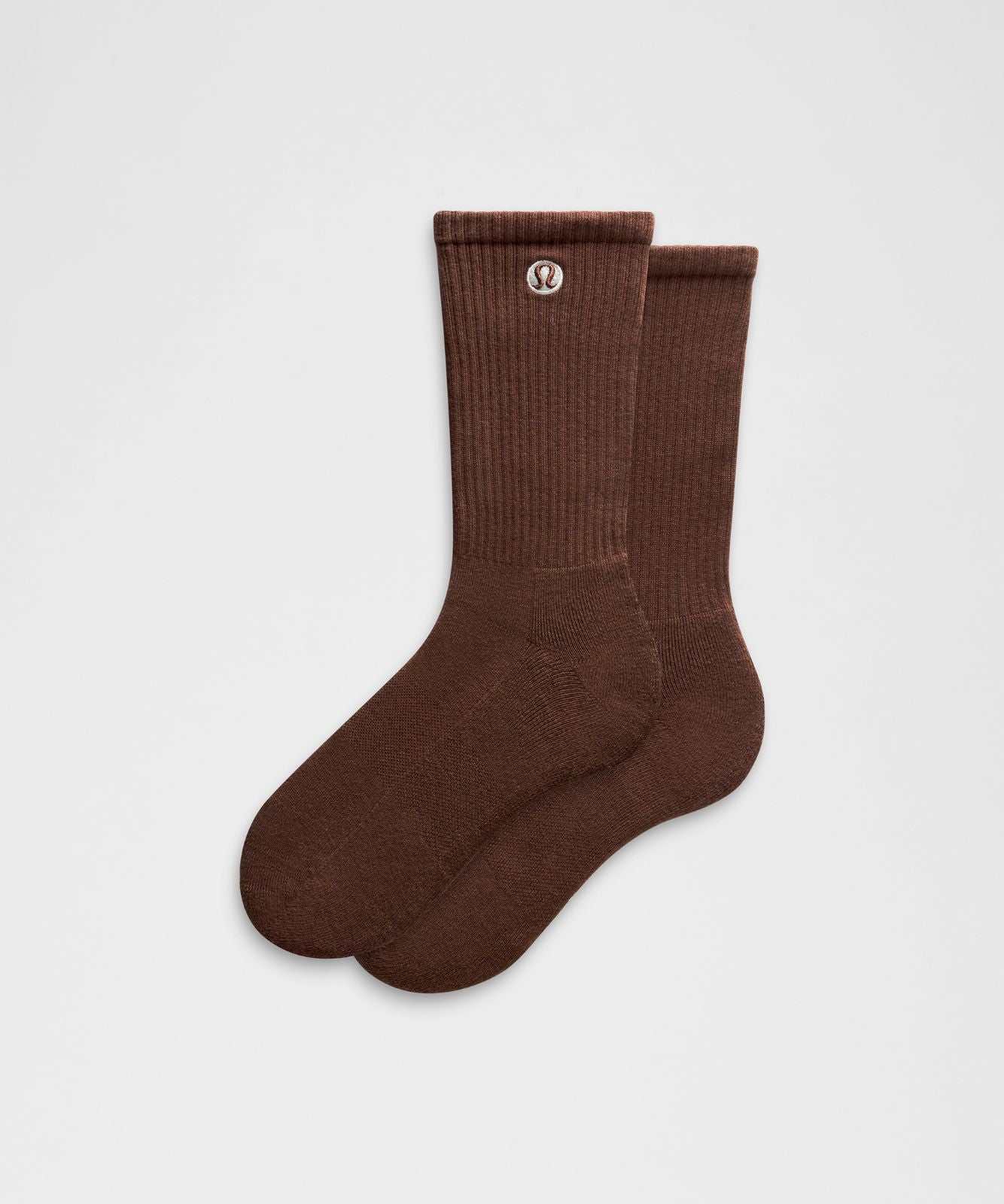 Unisex Daily Essential Crew Socks Lava Cake