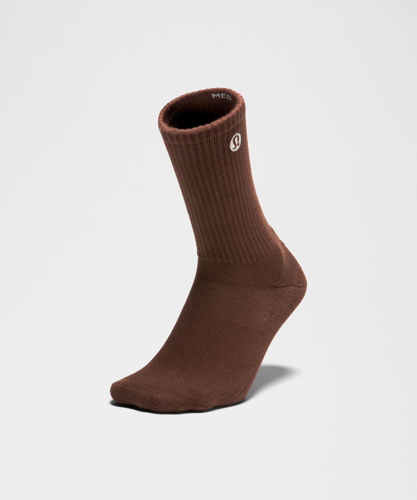Unisex Daily Essential Crew Socks Lava Cake