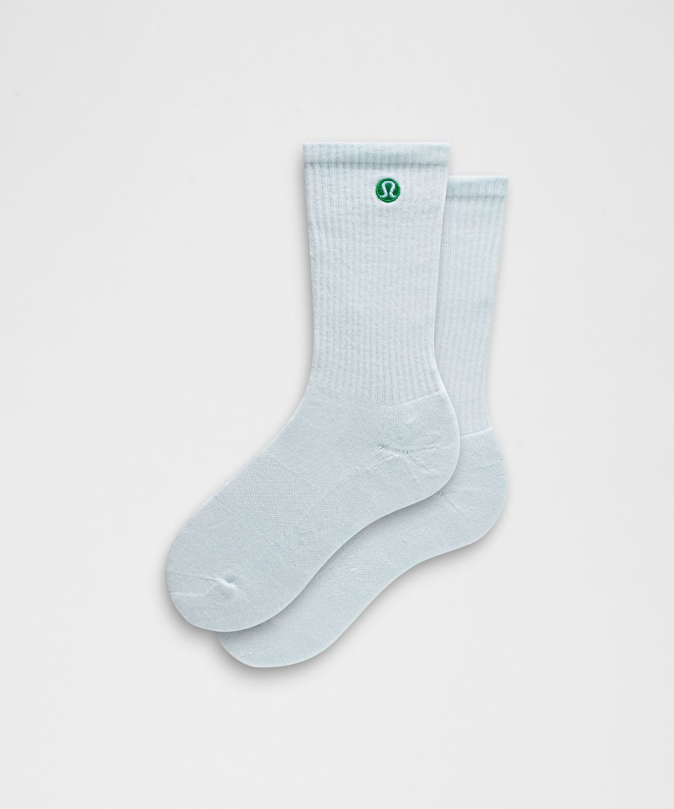 Unisex Daily Essential Crew Socks Mint Breeze