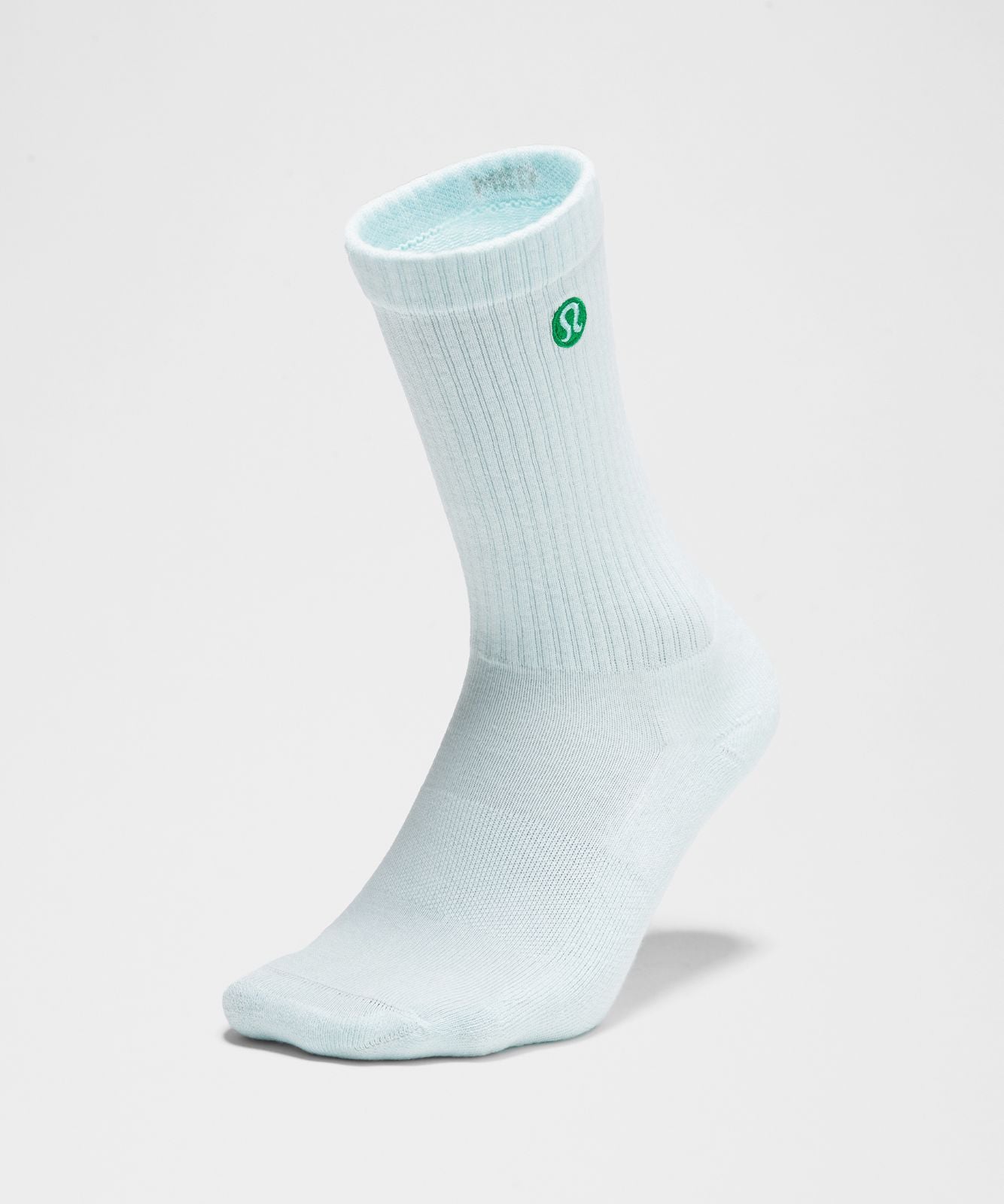 Unisex Daily Essential Crew Socks Mint Breeze