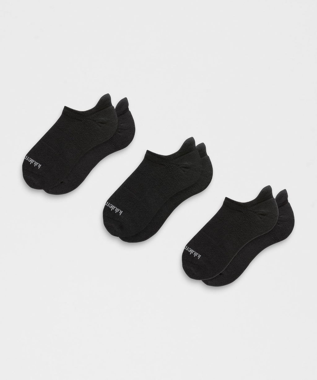 Unisex Daily Essential Tab Socks *3 Pack Black