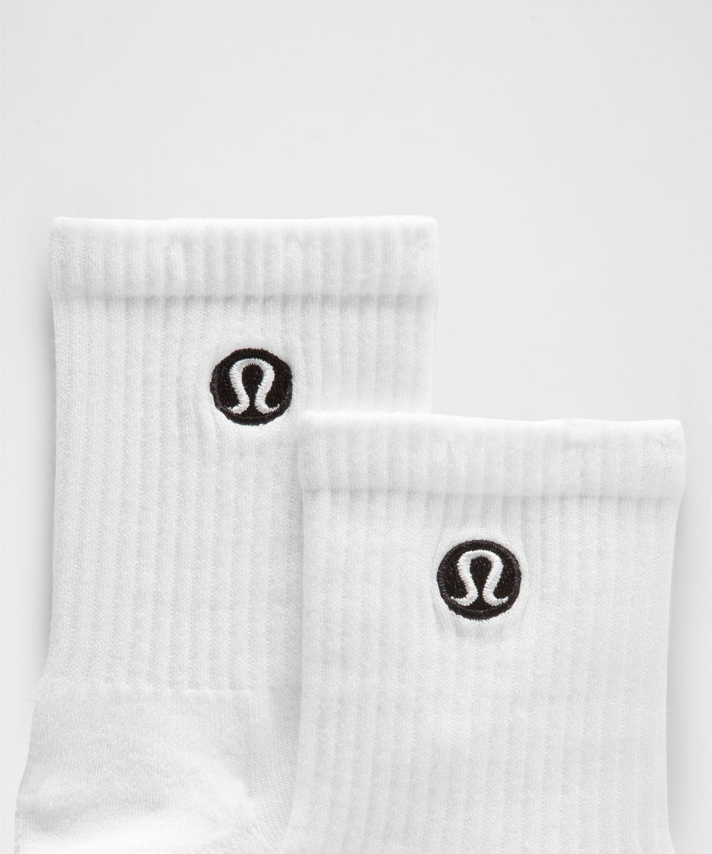 Unisex Daily Essential Quarter Socks *3 Pack White/Ocean Air/Lavender Frost