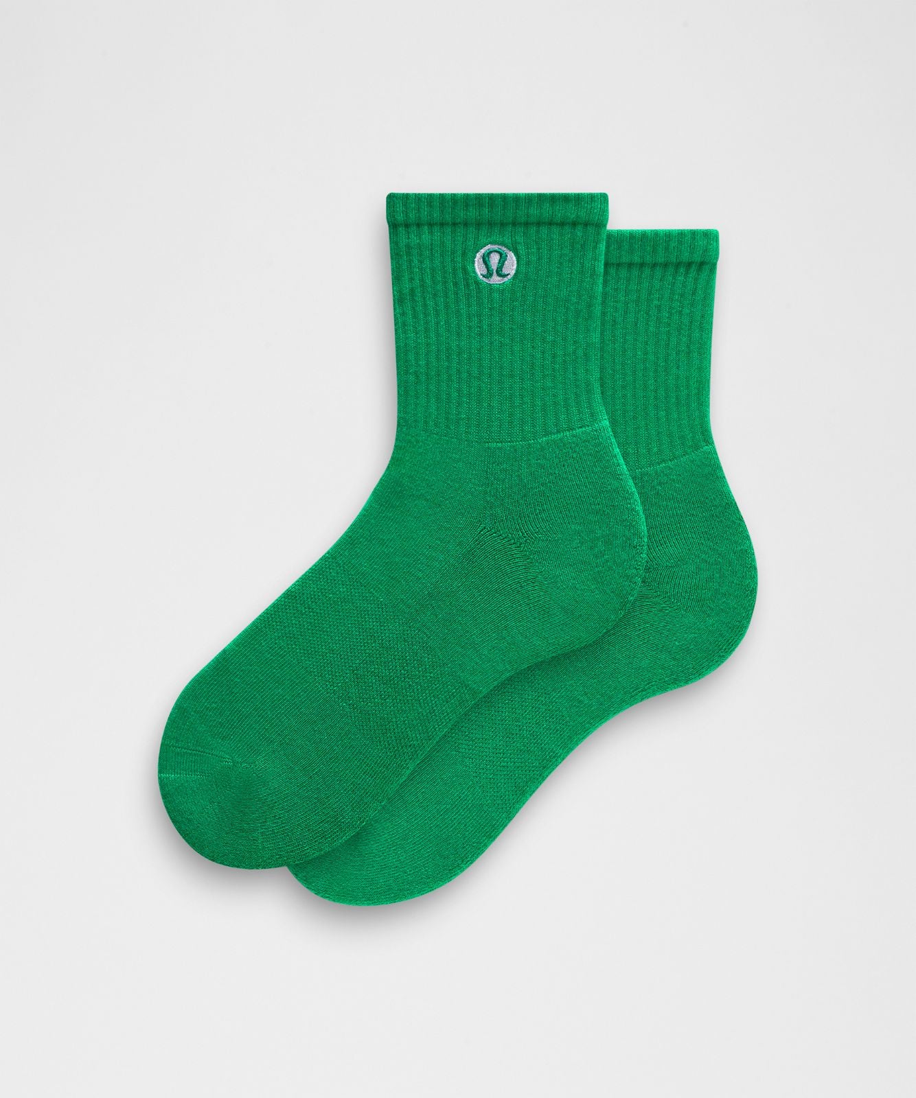Unisex Daily Essential Quarter Socks Raceway Green