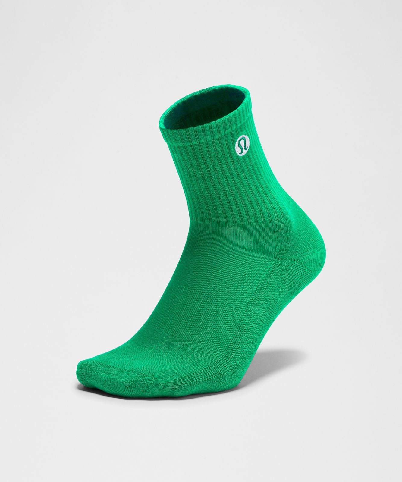 Unisex Daily Essential Quarter Socks Raceway Green