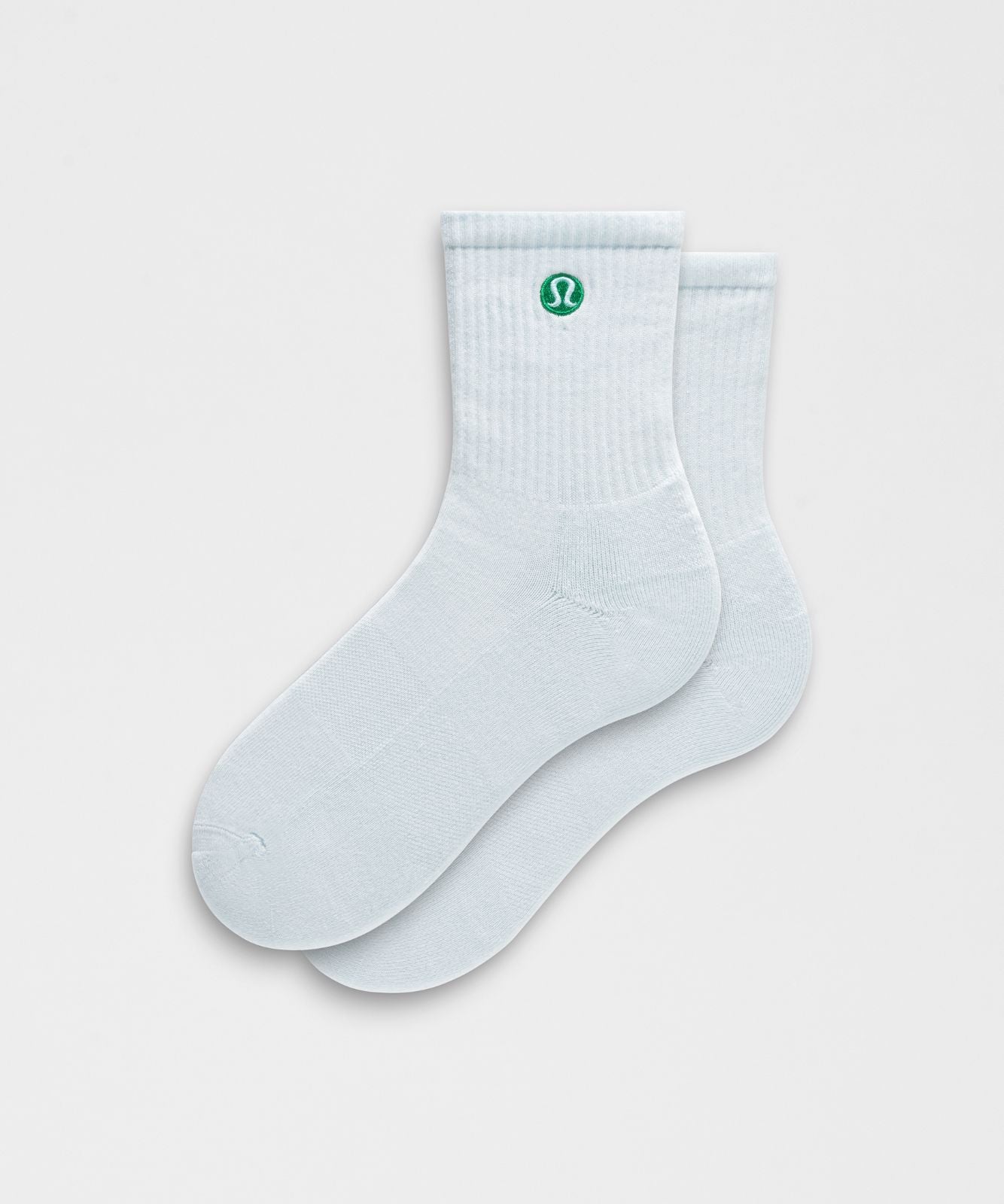 Unisex Daily Essential Quarter Socks Mint Breeze