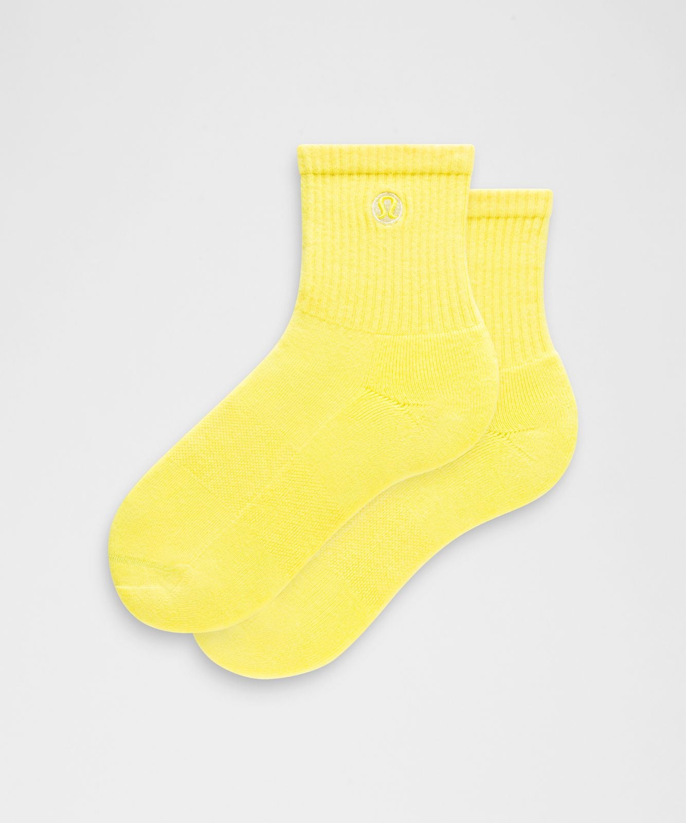 Unisex Daily Essential Quarter Socks Lime & Yours