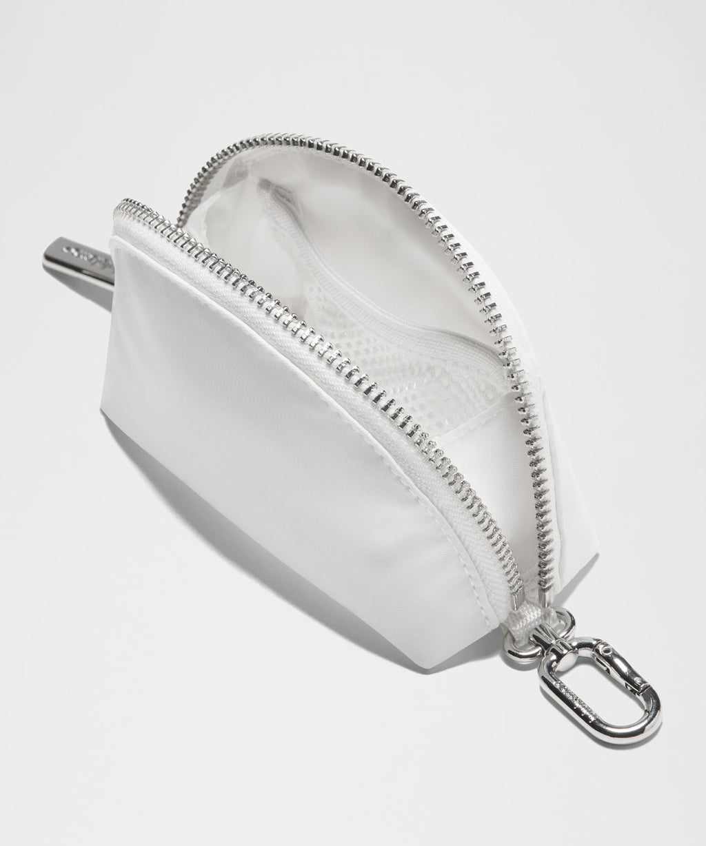 Dual Pouch Wristlet *Wallet Vapor/White