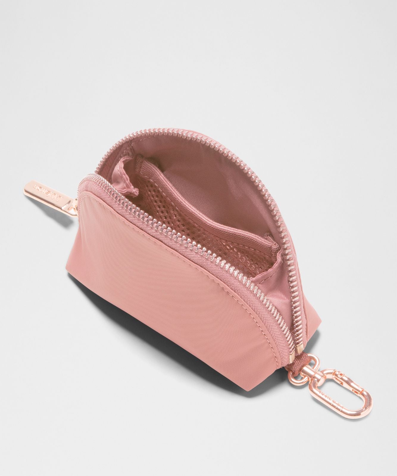 Dual Pouch Wristlet *Wallet Tea Rose/Red Clay