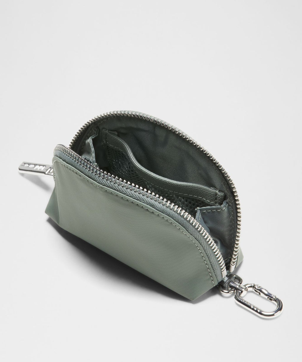 Dual Pouch Wristlet *Wallet Meadow Haze/Willow Leaf/Silver