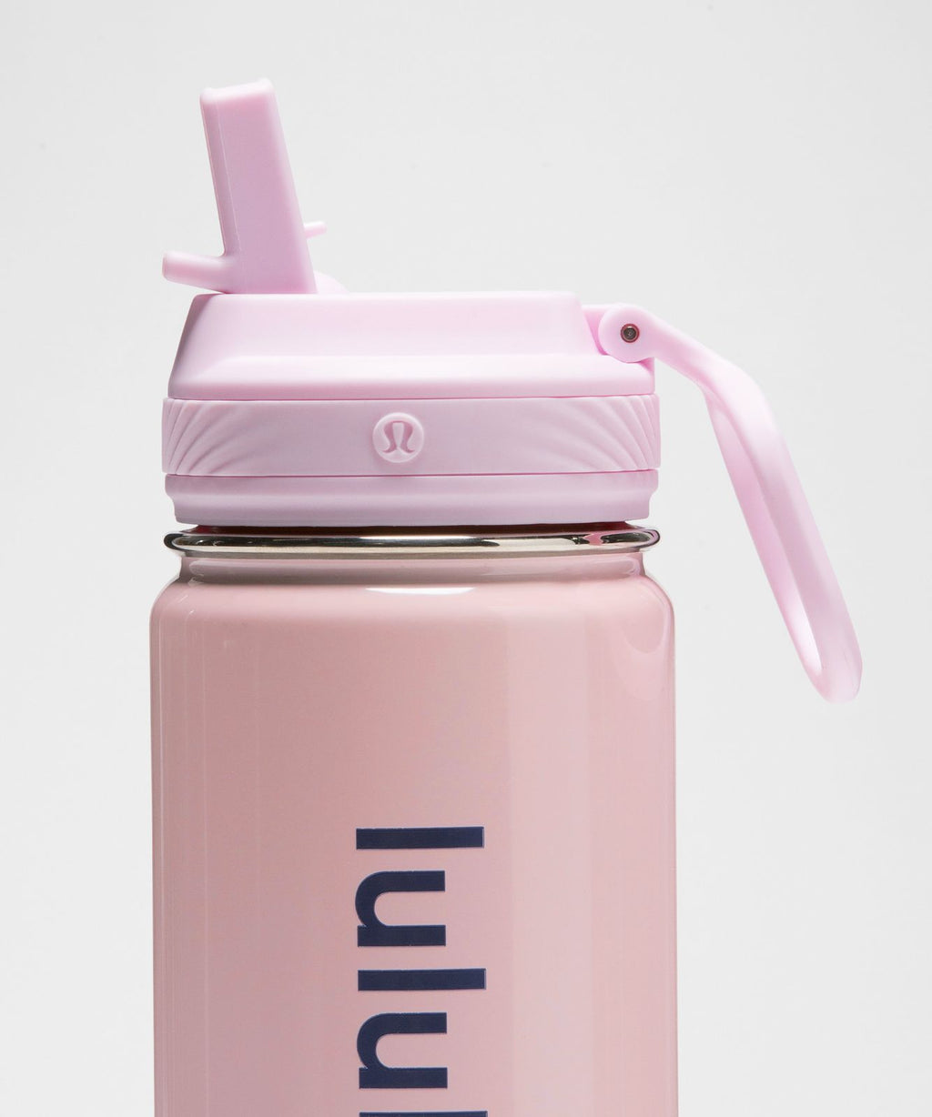 Back to Life Sport Bottle 18oz Straw Lid *Shine Pink Glow