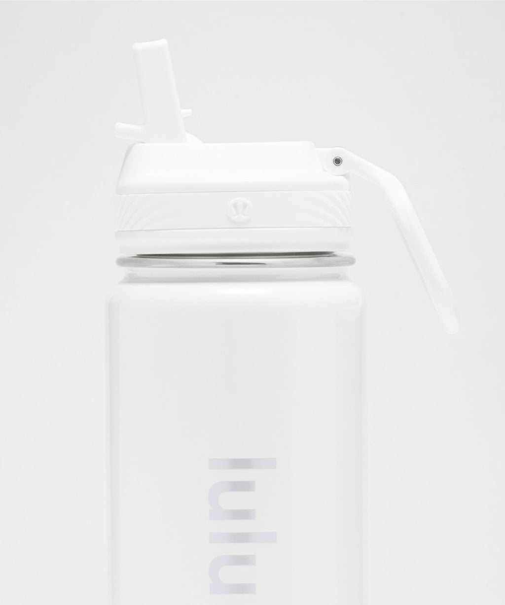 Back to Life Sport Bottle 24oz Straw Lid *Shine White/Starlight