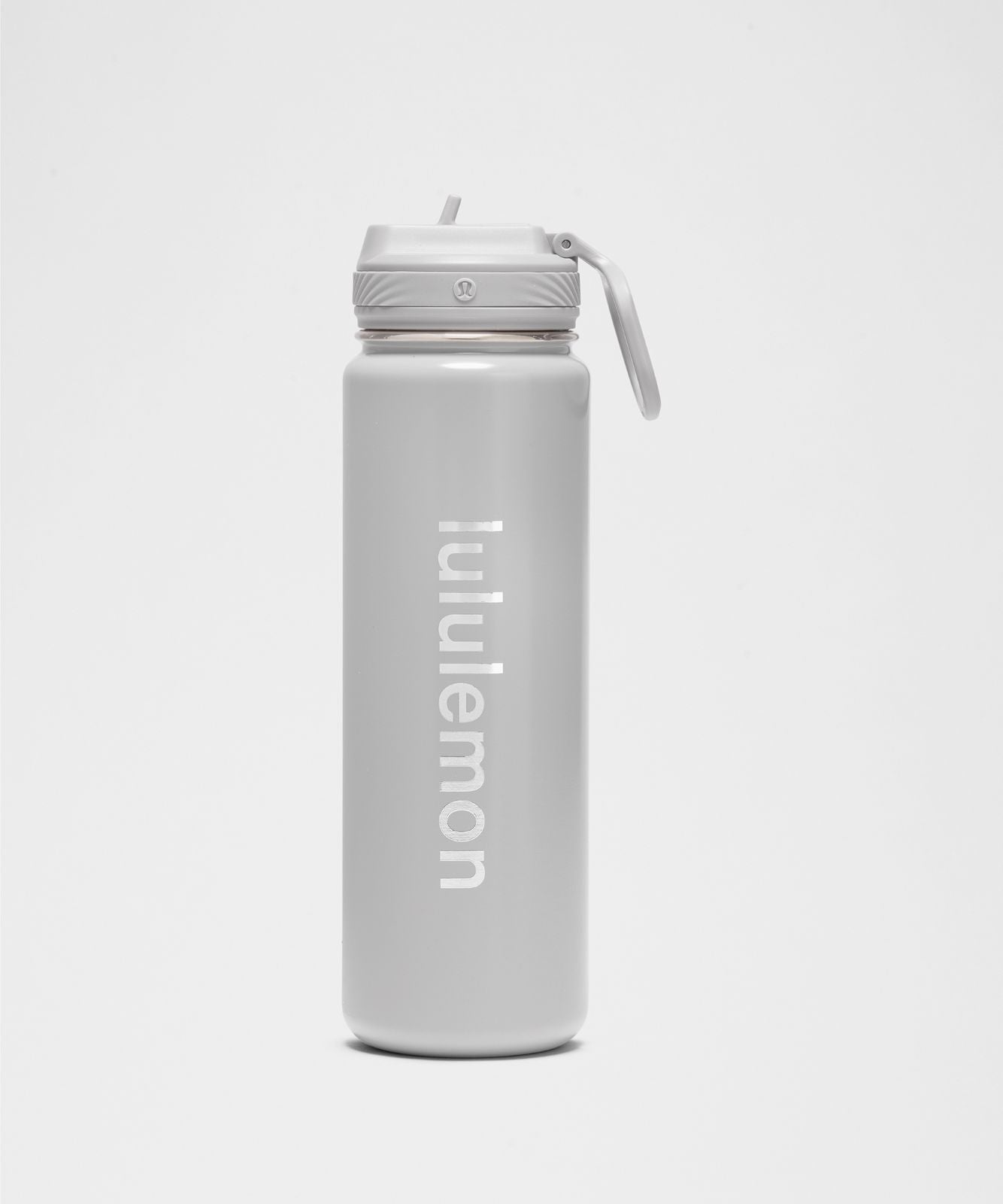 Back to Life Sport Bottle 24oz Straw Lid *Shine Silver Drop/Silver