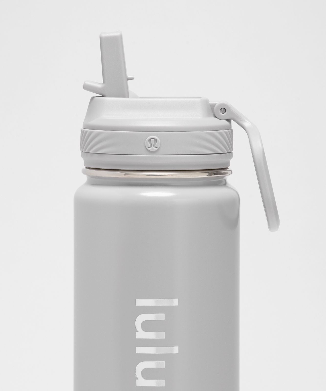 Back to Life Sport Bottle 24oz Straw Lid *Shine Silver Drop/Silver