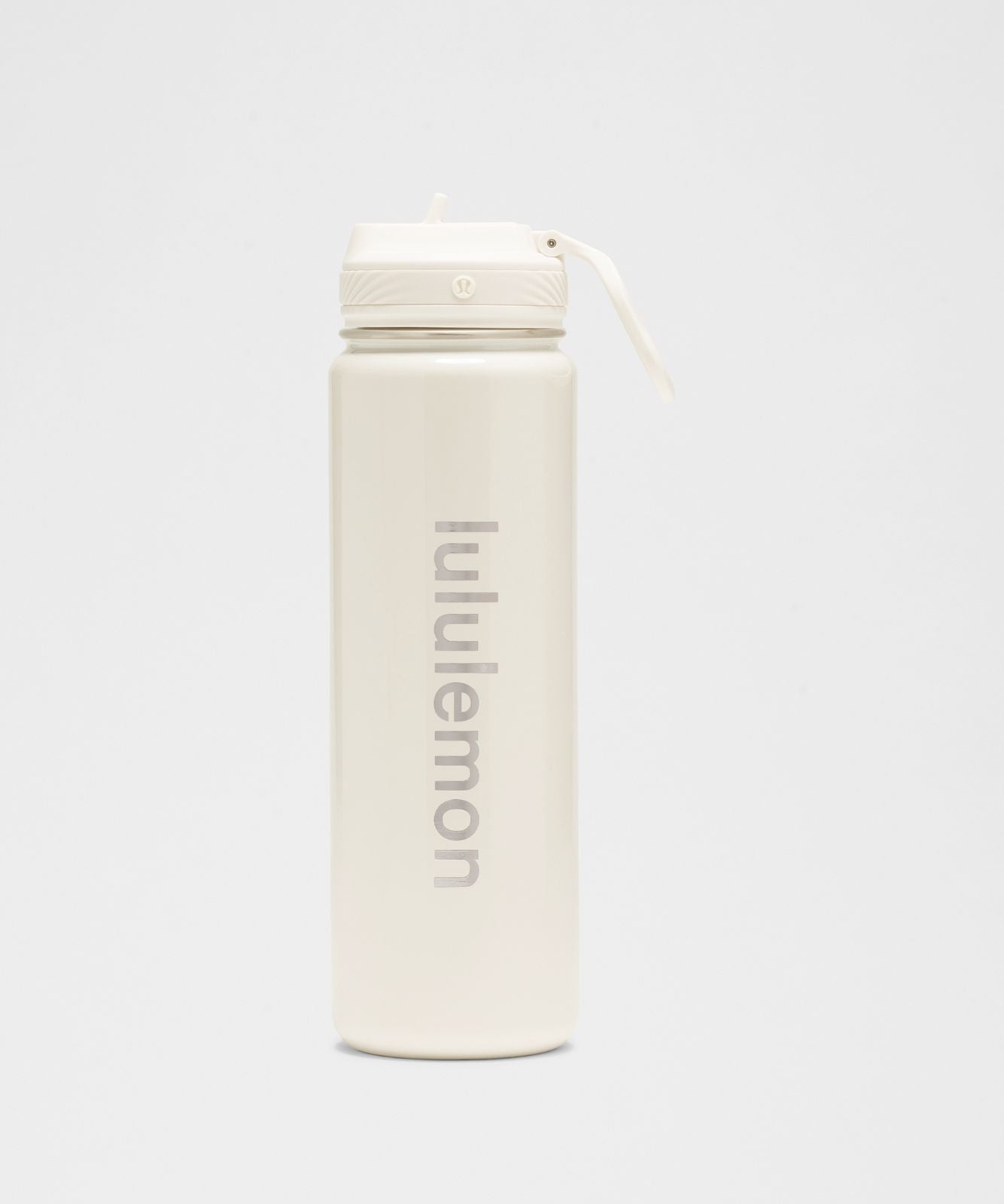 Back to Life Sport Bottle 24oz Straw Lid *Shine Light Ivory/Silver