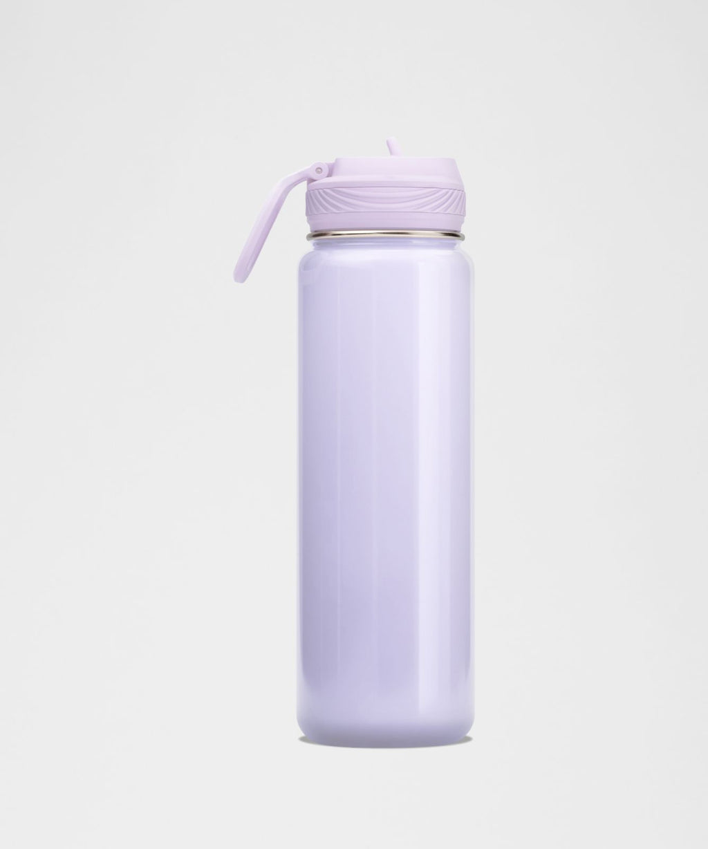 Back to Life Sport Bottle 24oz Straw Lid *Shine Faint Lavender/Lilac Ether