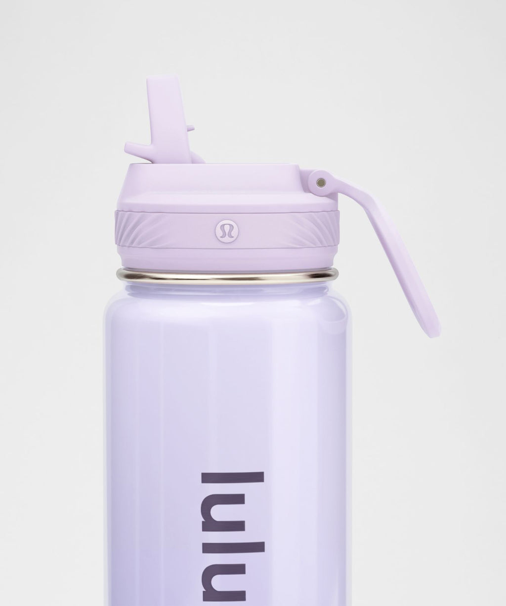 Back to Life Sport Bottle 24oz Straw Lid *Shine Faint Lavender/Lilac Ether