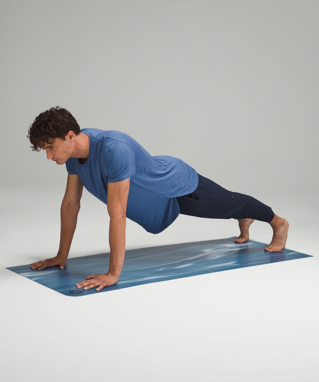 The Mat 3mm *Made With FSC™ Certified Rubber Soft Denim/Pastel Blue/White/Blue Linen