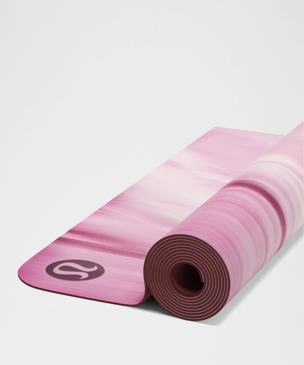 The Mat 3mm *Made With FSC™ Certified Rubber Lunar Lilac/Lavender Rock/White/Burgundy Bay/Burgundy Bay