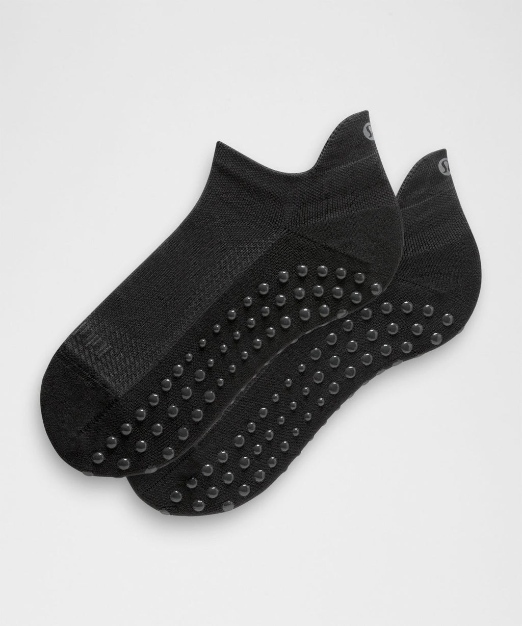 Unisex Find Your Balance Grip Tab Socks Black