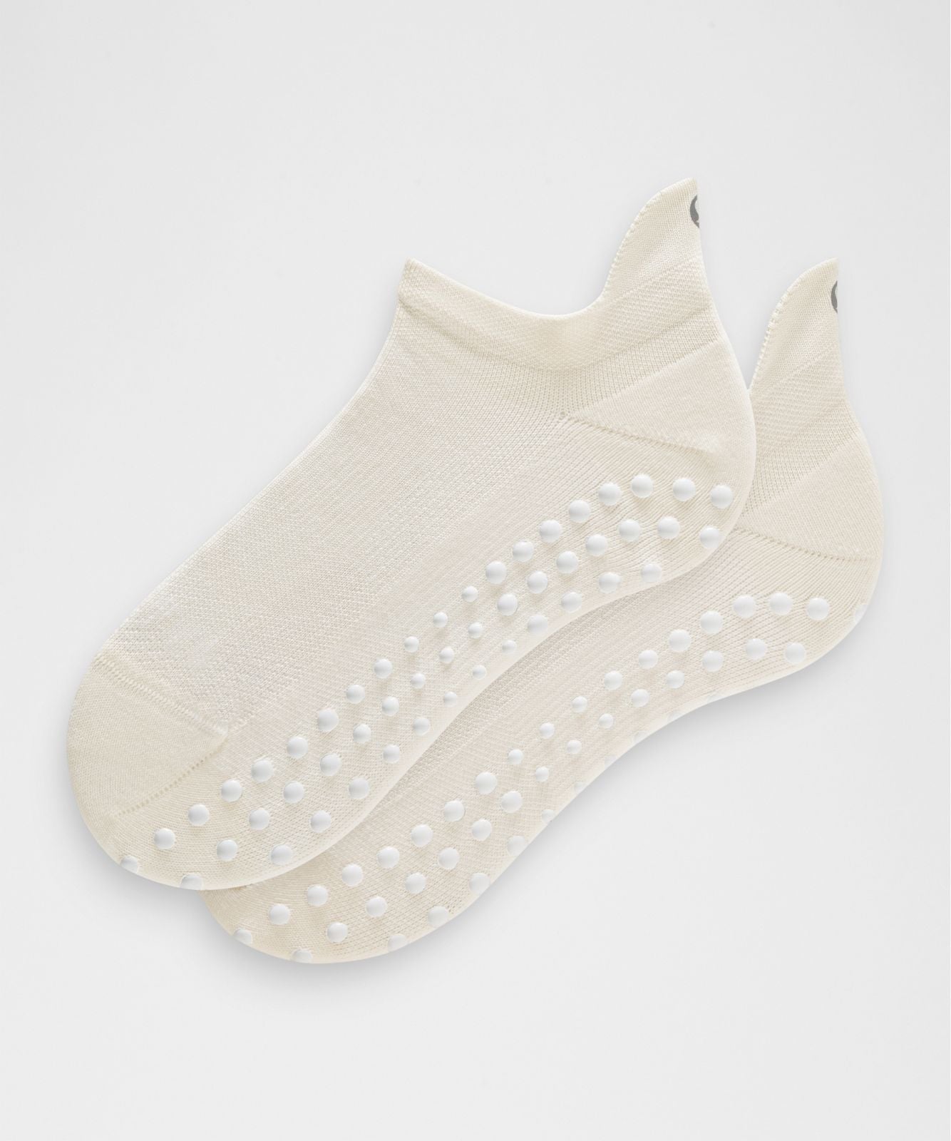 Unisex Find Your Balance Grip Tab Socks Light Ivory