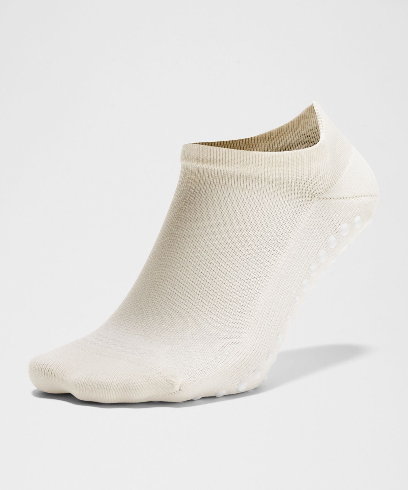 Unisex Find Your Balance Grip Tab Socks Light Ivory
