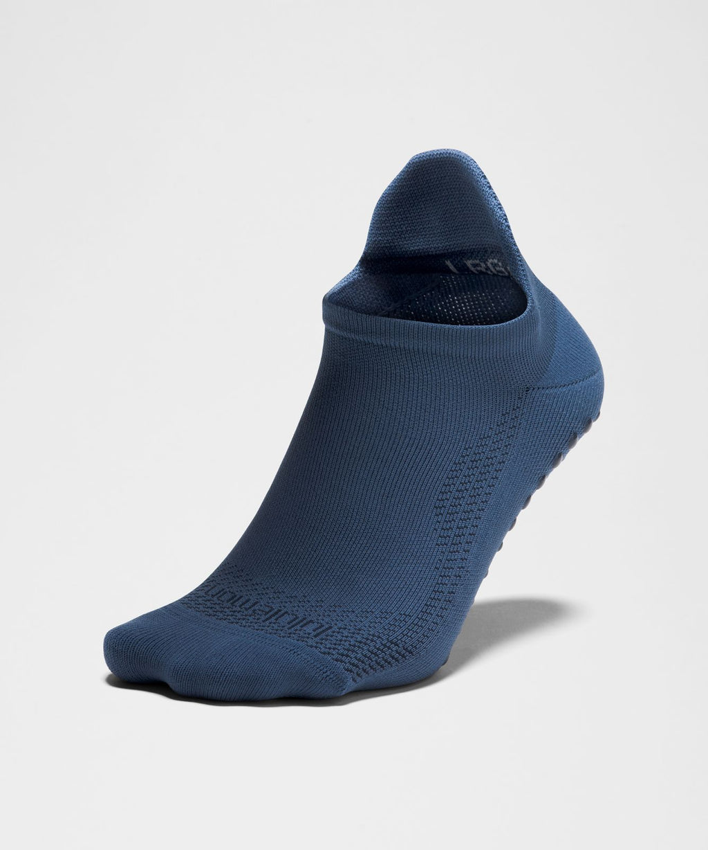 Unisex Find Your Balance Grip Tab Socks Blue Twill