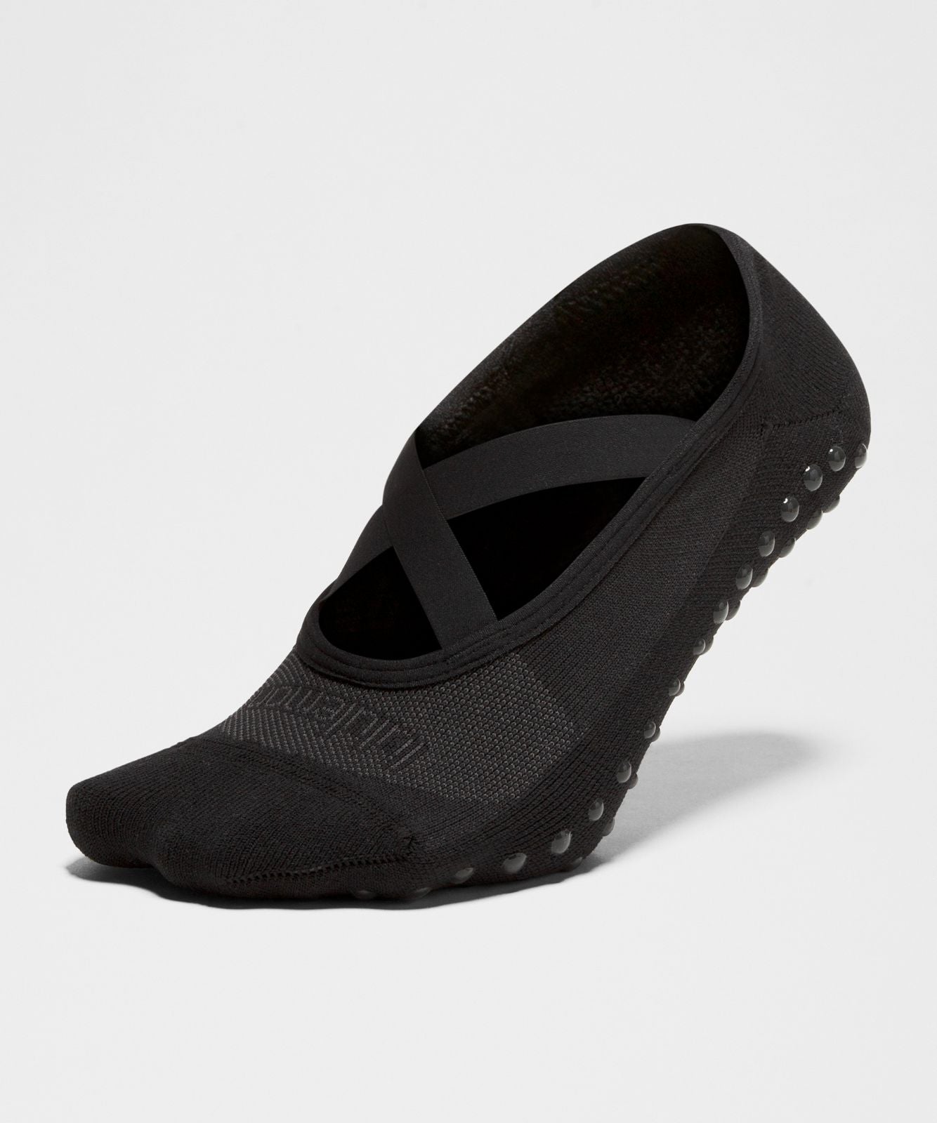 Unisex Find Your Balance Grip Socks *Strappy Black
