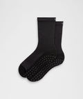 Unisex Find Your Balance Grip Crew Socks Black