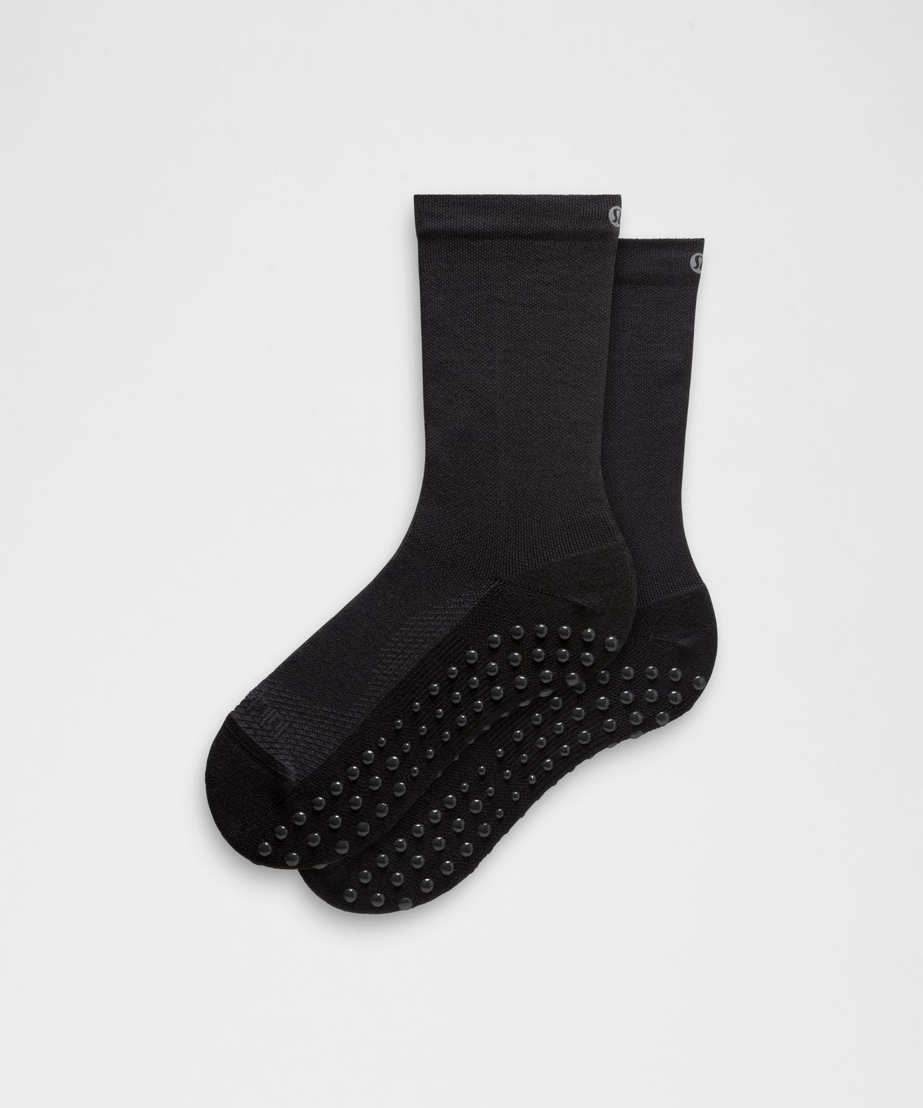Unisex Find Your Balance Grip Crew Socks Black
