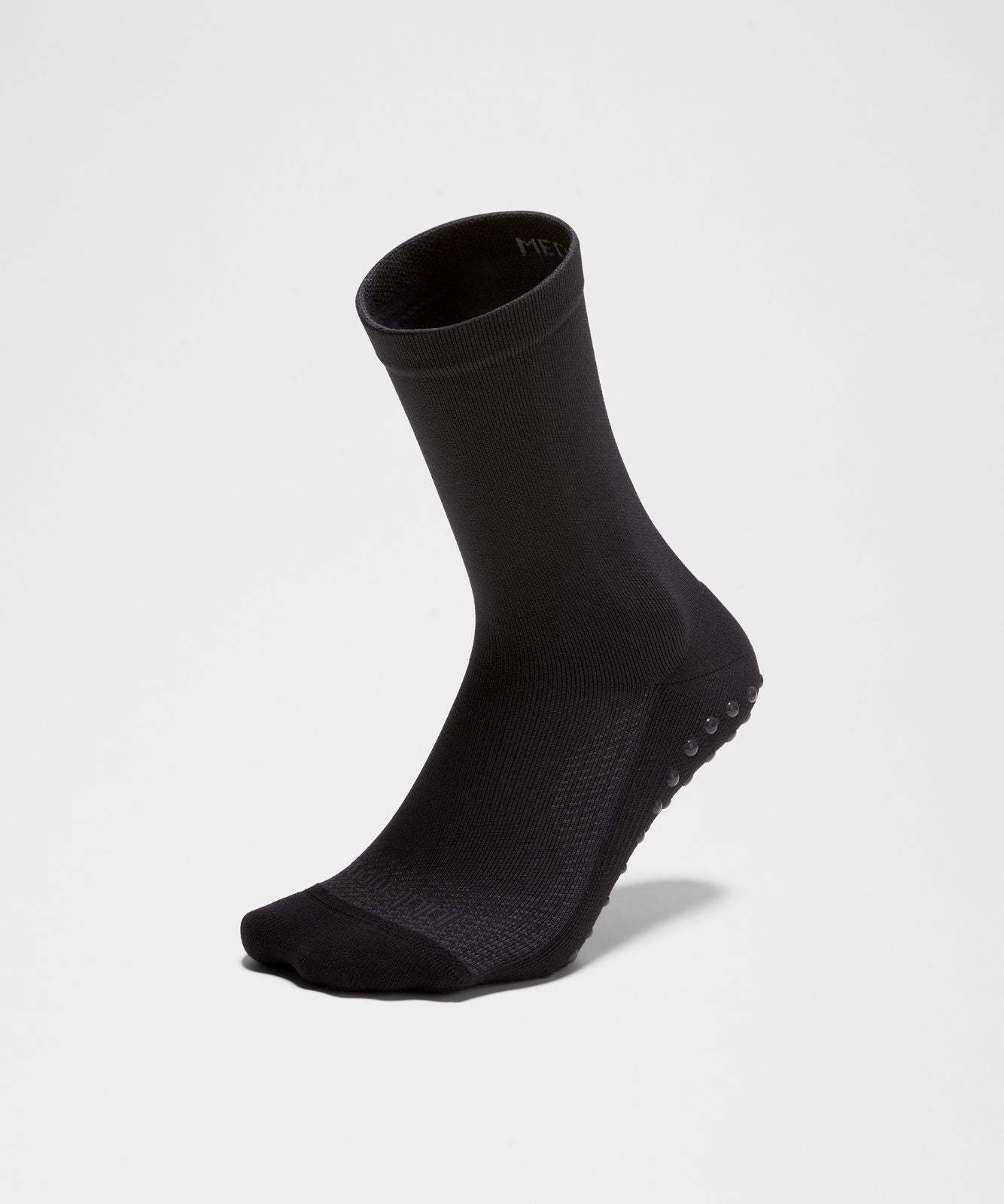 Unisex Find Your Balance Grip Crew Socks Black