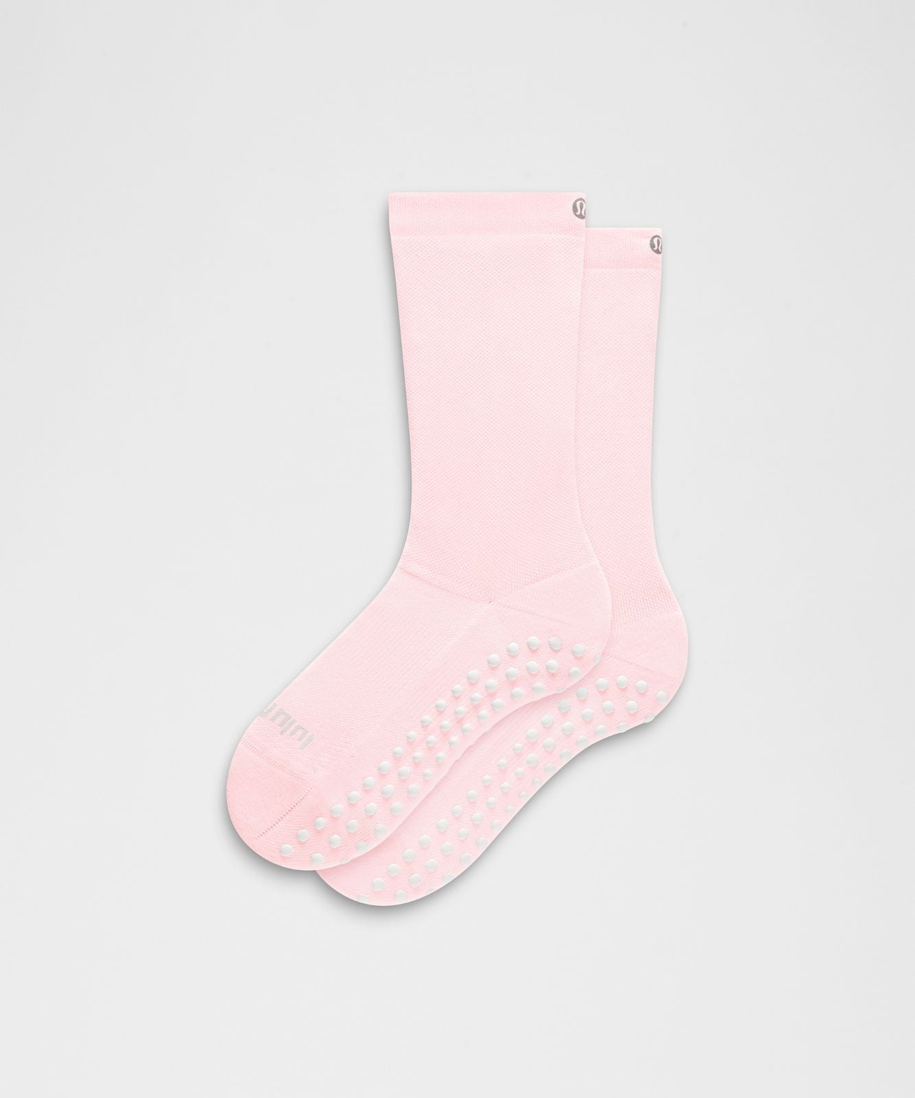 Unisex Find Your Balance Grip Crew Socks Pink Pearl