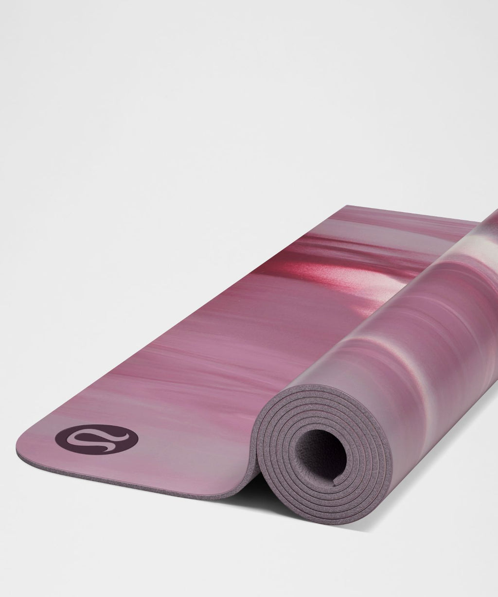 The Mat 5mm *Made With FSC™ Certified Rubber Lotus Lavender/Burgundy Bay/Pink Pearl/Light Ivory/Lotus Lavender