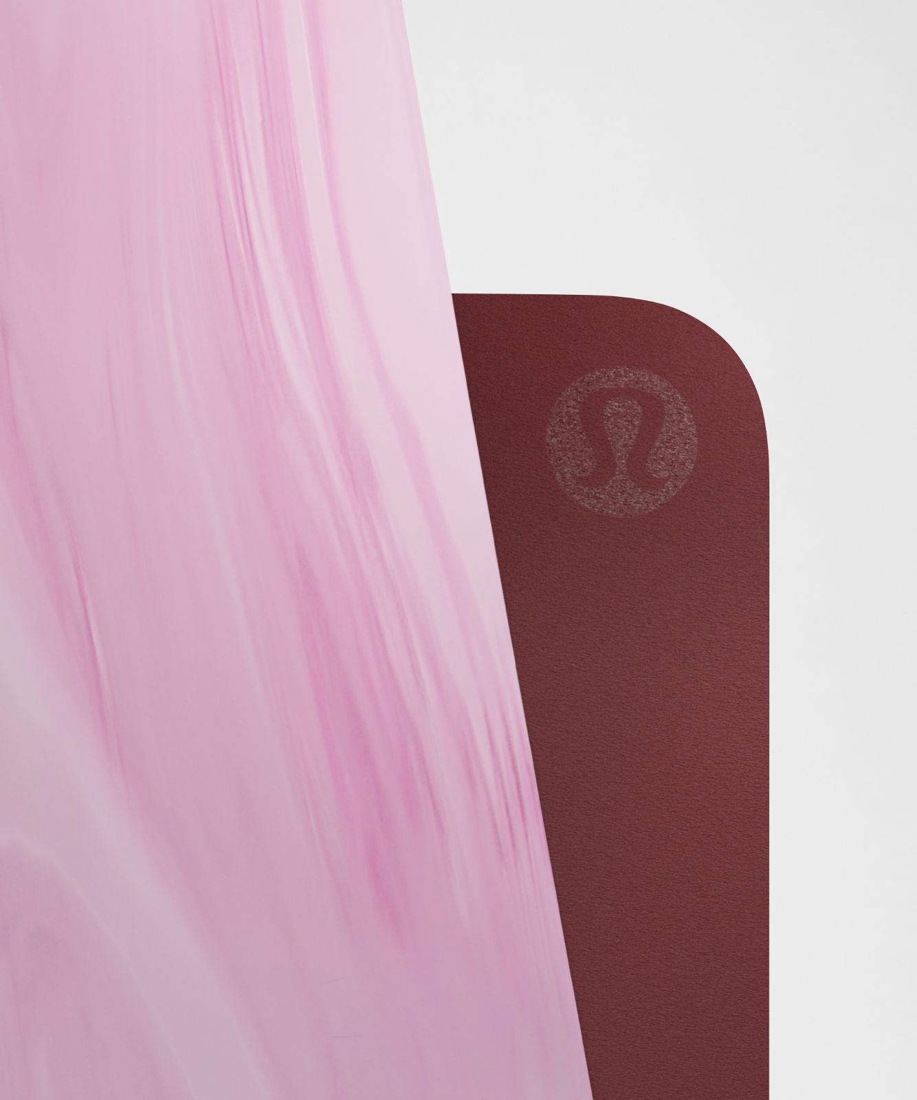 The Mat 5mm *Made With FSC™ Certified Rubber Lunar Lilac/Lavender Rock/White/Burgundy Bay/Burgundy Bay
